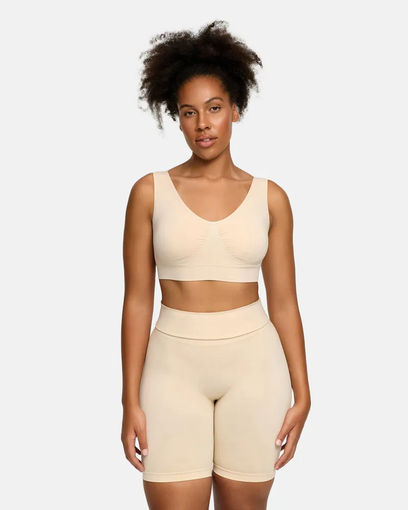 creamy fabrics Comfy Bra - Sand / S 