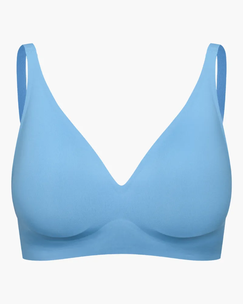 creamy fabrics Comfort Push-Up BH - Silver Lake Blue / XL 