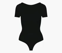 T-Shirt Bodysuit Sculpting Shapewear mit String - Sage Green / 2XL