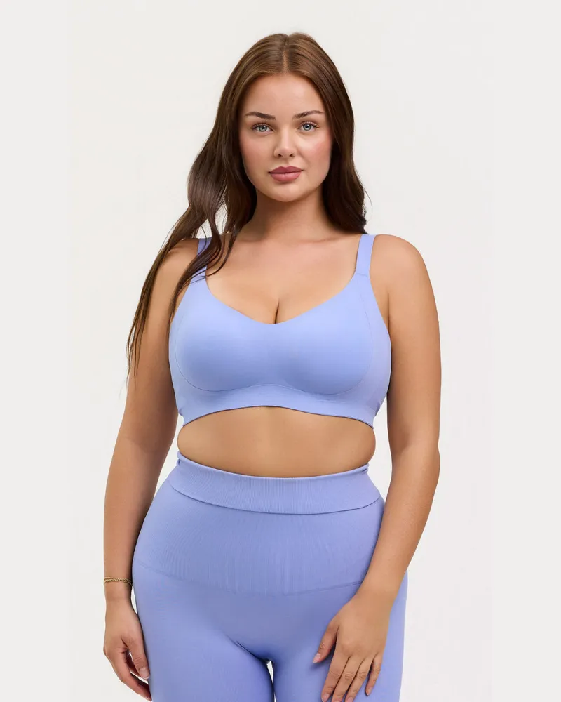 creamy fabrics Seamless Compact Push-Up BH - Soft Violet / 2XL 