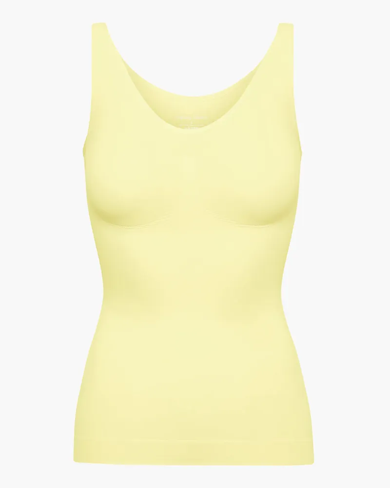 creamy fabrics Shaping Unterhemd - Baby Yellow / 3XL 