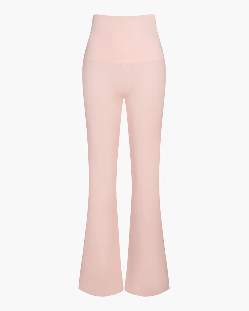 creamy fabrics Cotton Flared Bootcut Leggings - Crystal Pink / L 