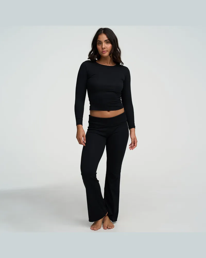 creamy fabrics Cotton Longsleeve - Schwarz / L 