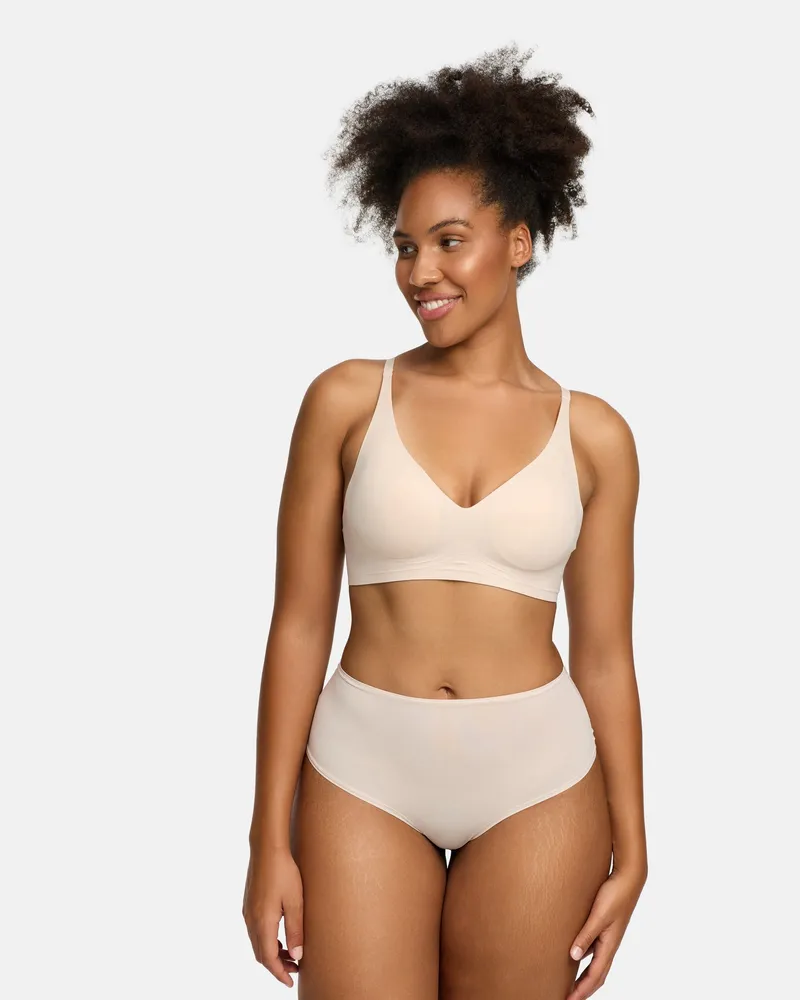 creamy fabrics Comfort Push-Up BH (#2) - Sand / S 