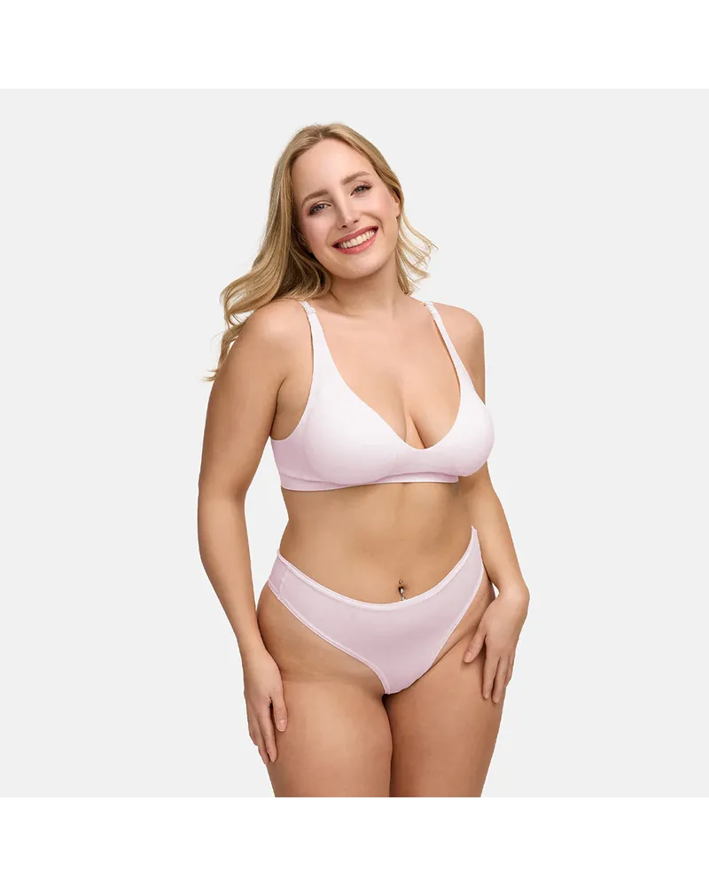 creamy fabrics Tanga | 3er Pack - Pink Nude / S 