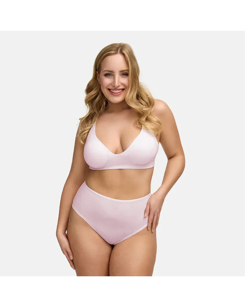 creamy fabrics High-Waist Slip | 3er Pack - Pink Nude / XL 