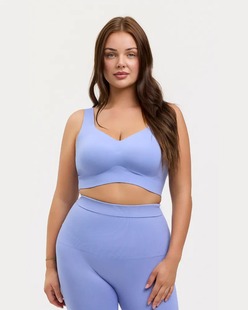 creamy fabrics Comfort Minimizer Back Support BH - Soft Violet / L 
