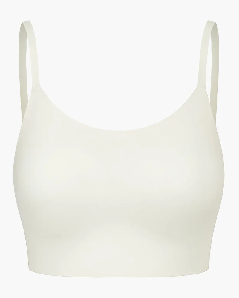 creamy fabrics Scoop Neck BH - Ecru / XL 