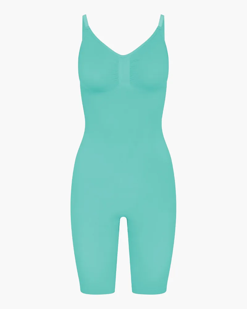 creamy fabrics Bodysuit Sculpting Shapewear mit Shorts (#2) - Graphit / 5XL 