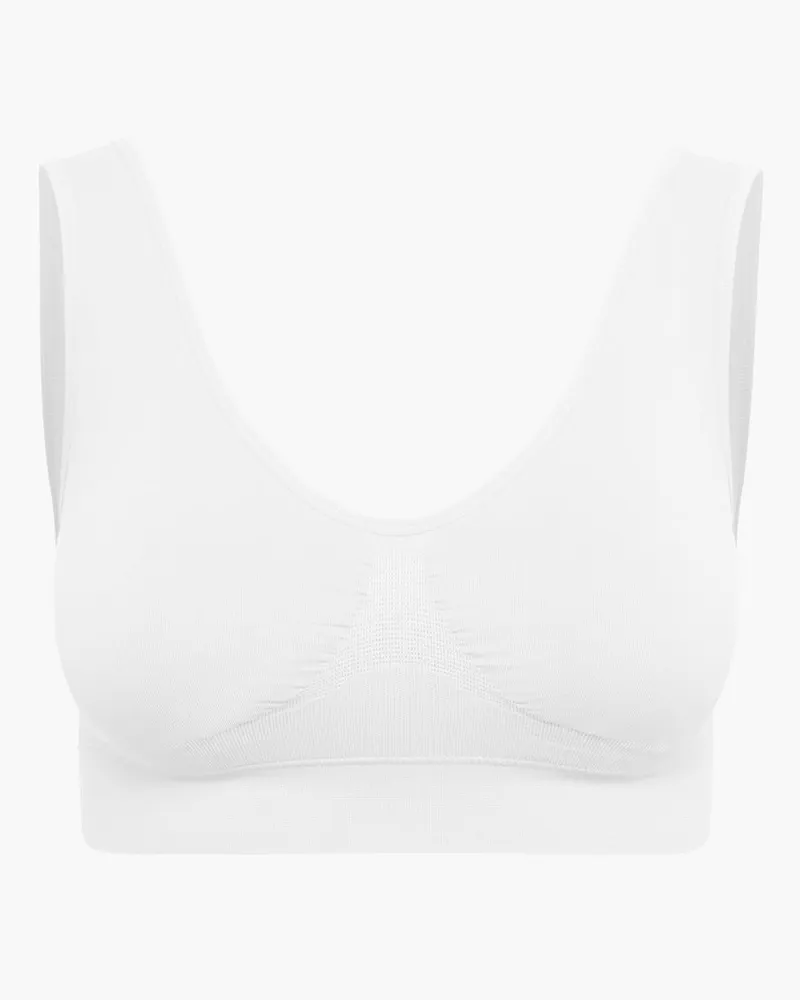 creamy fabrics Comfy Bra - Weiß / 4XL 