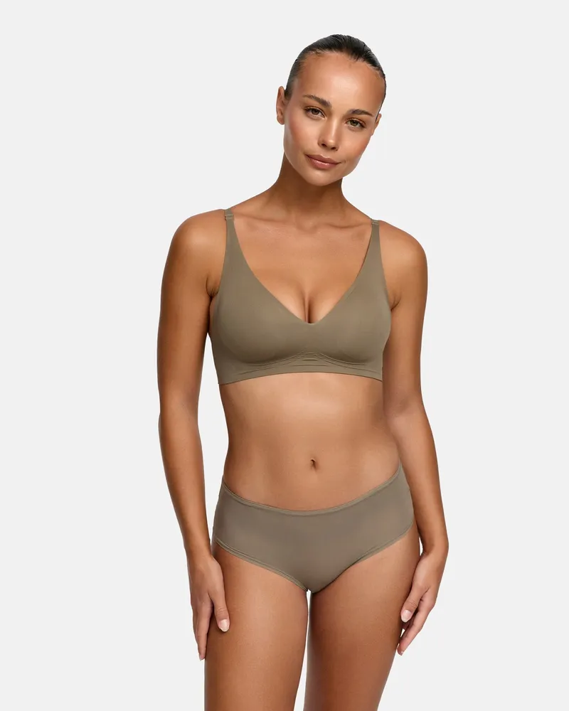 creamy fabrics Comfort Push-Up BH (#2) - Taupe / S 