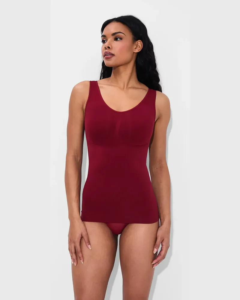 creamy fabrics Shaping Unterhemd - Wine Red / 4XL 
