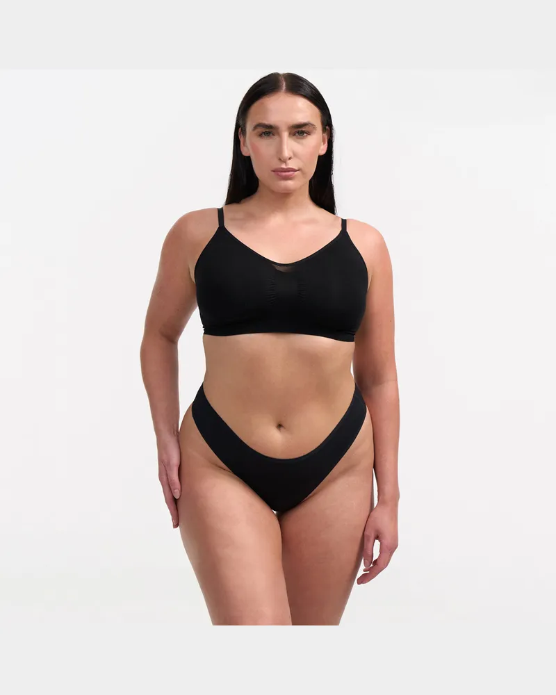 creamy fabrics Tanga | 3er Pack - Black / M 