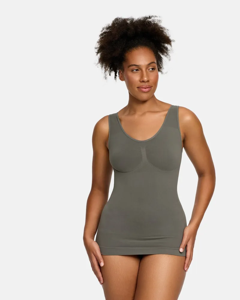 creamy fabrics Shaping Unterhemd - Graphit / 3XL 