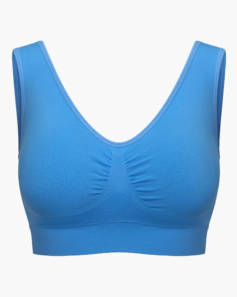 creamy fabrics Comfy Bra - Silver Lake Blue / S 