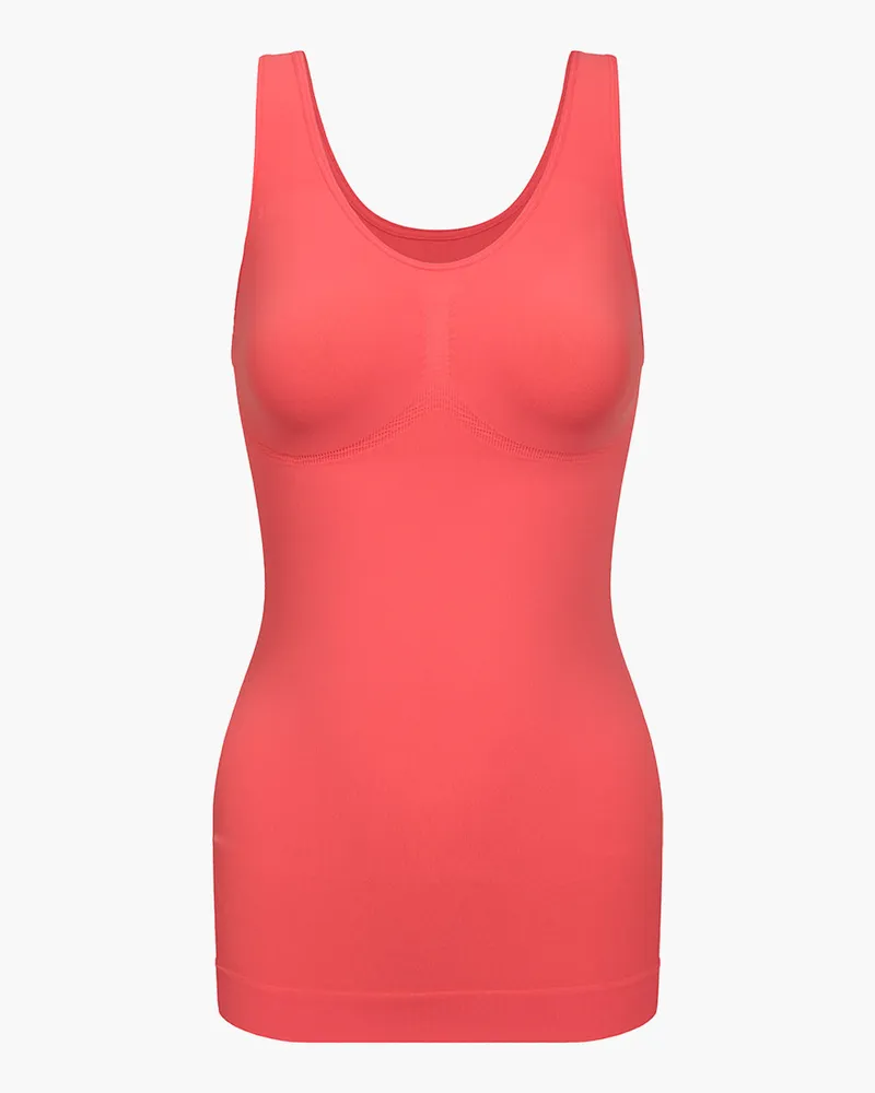 creamy fabrics Shaping Unterhemd - Coral / S 