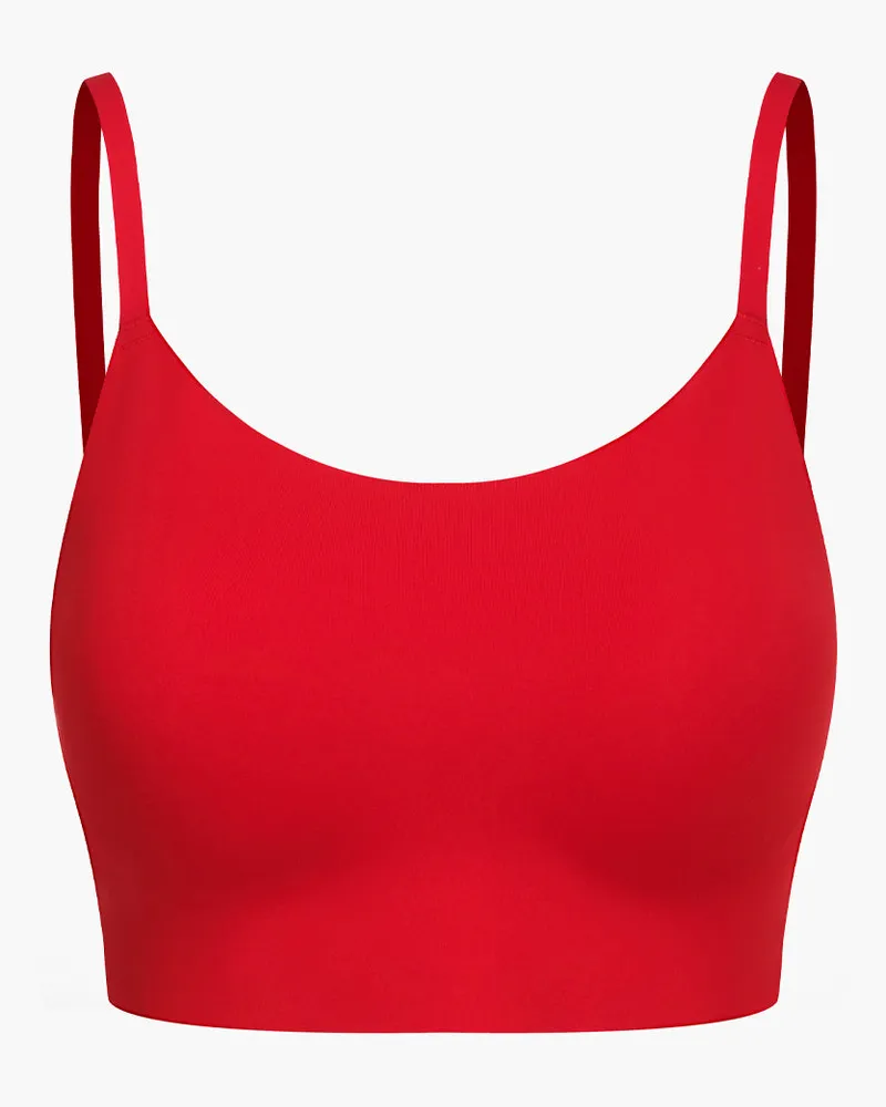 creamy fabrics Scoop Neck BH - Fire Red / XL 
