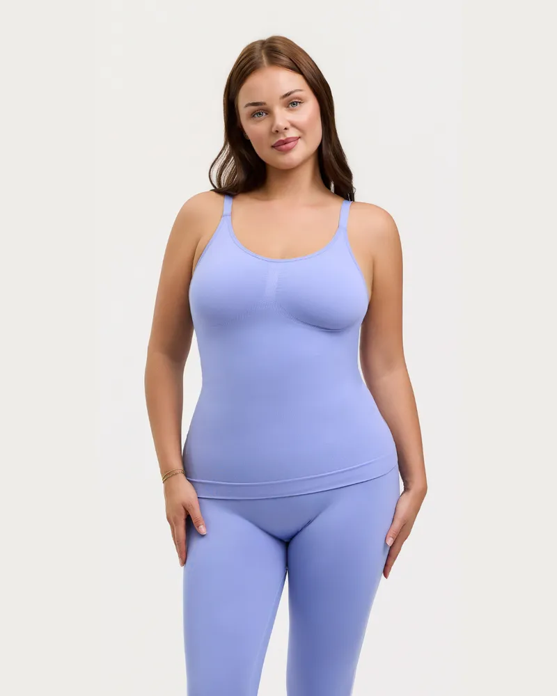 creamy fabrics Shaping Unterhemd (#2) - Soft Violet / L 