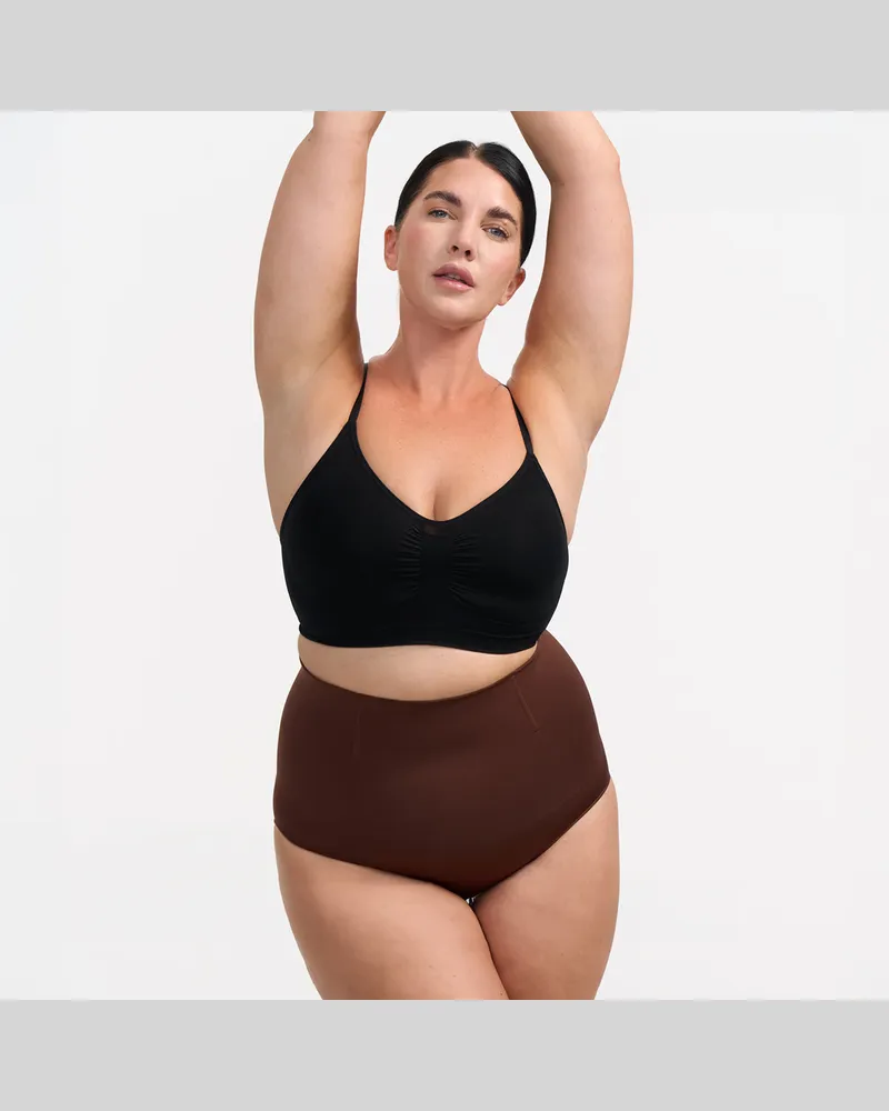 creamy fabrics Shaping-Slip mit hoher Taille - Kakao / XL/2XL 