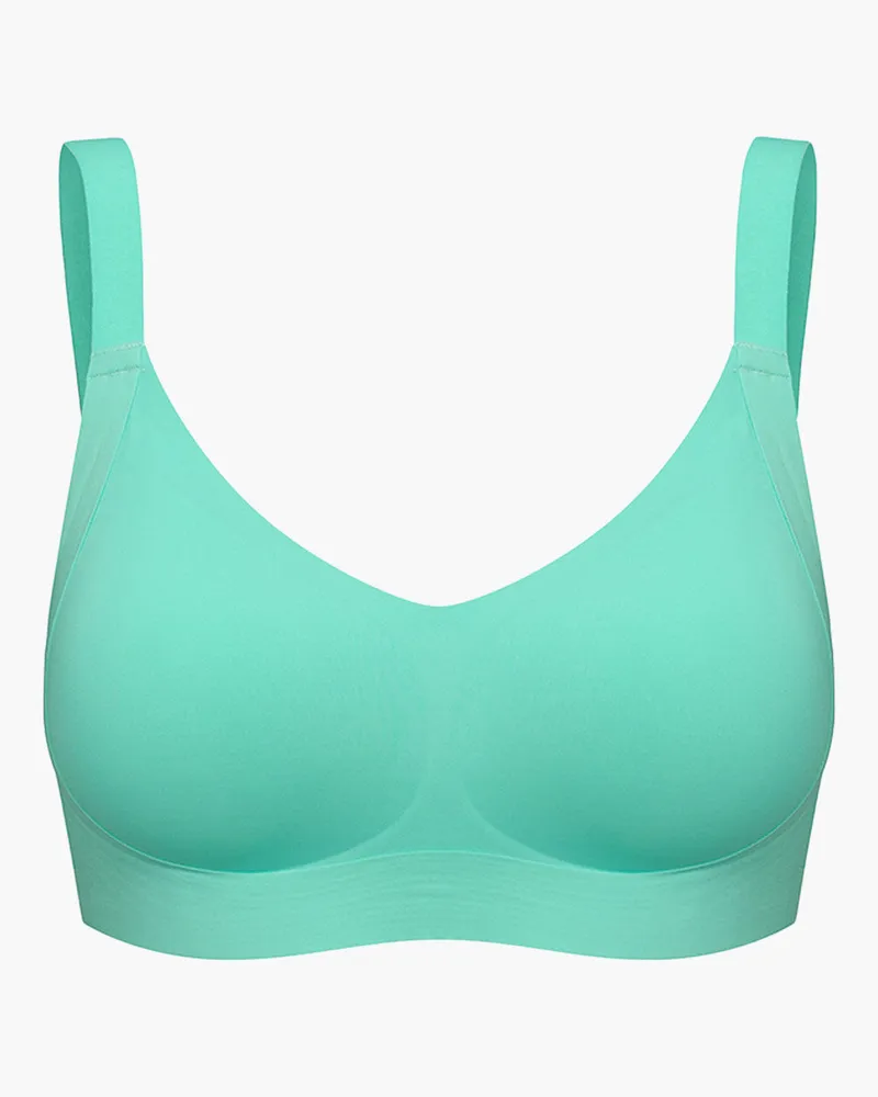 creamy fabrics Seamless Compact Push-Up BH - Mint / L 