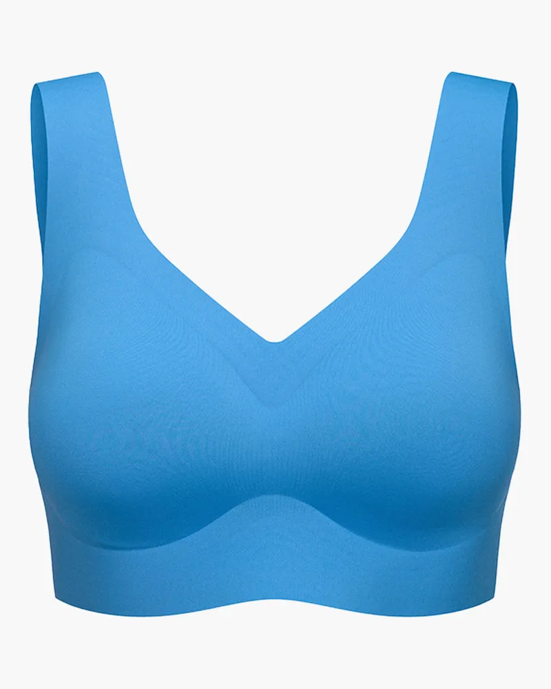 creamy fabrics Comfort Minimizer Back Support BH - Silver Lake Blue / M 