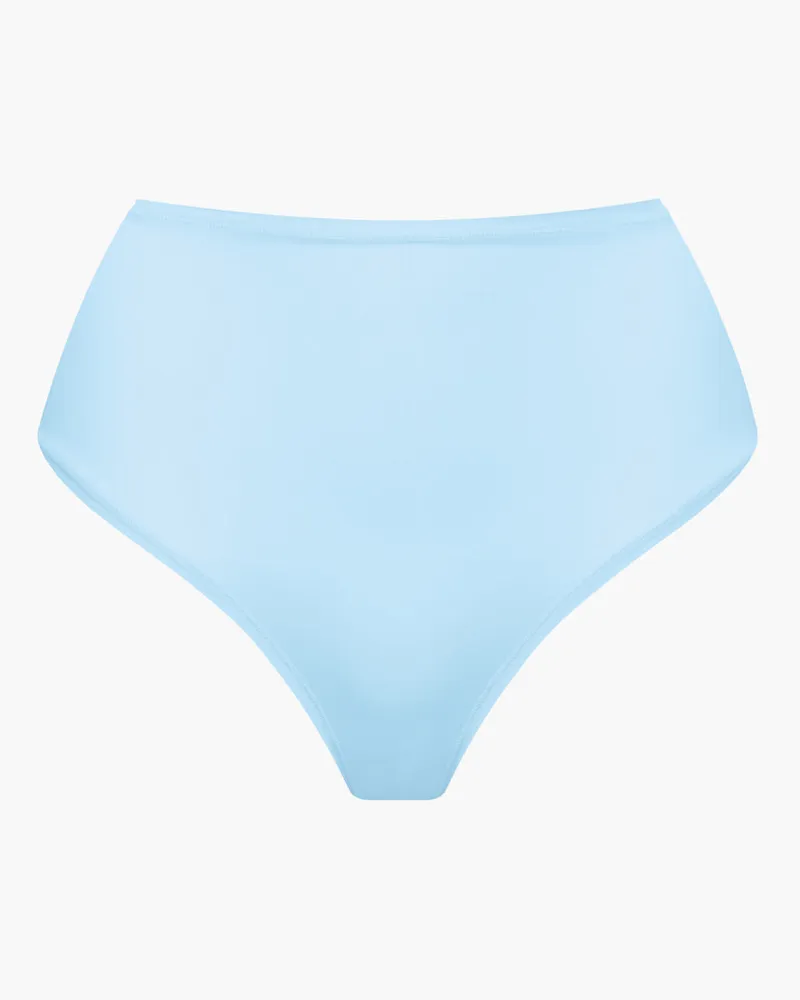 creamy fabrics High-Waist Tanga | 3er Pack - Baby Blue / M 