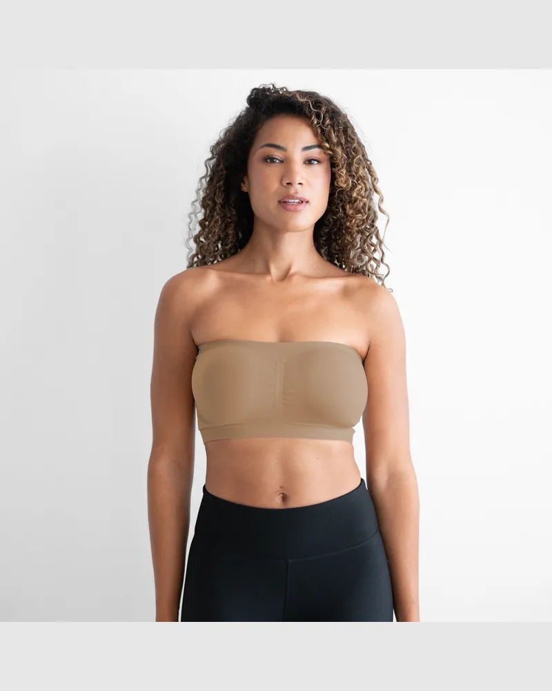 creamy fabrics Bandeau-BH - Secret Sale - Beige / M 