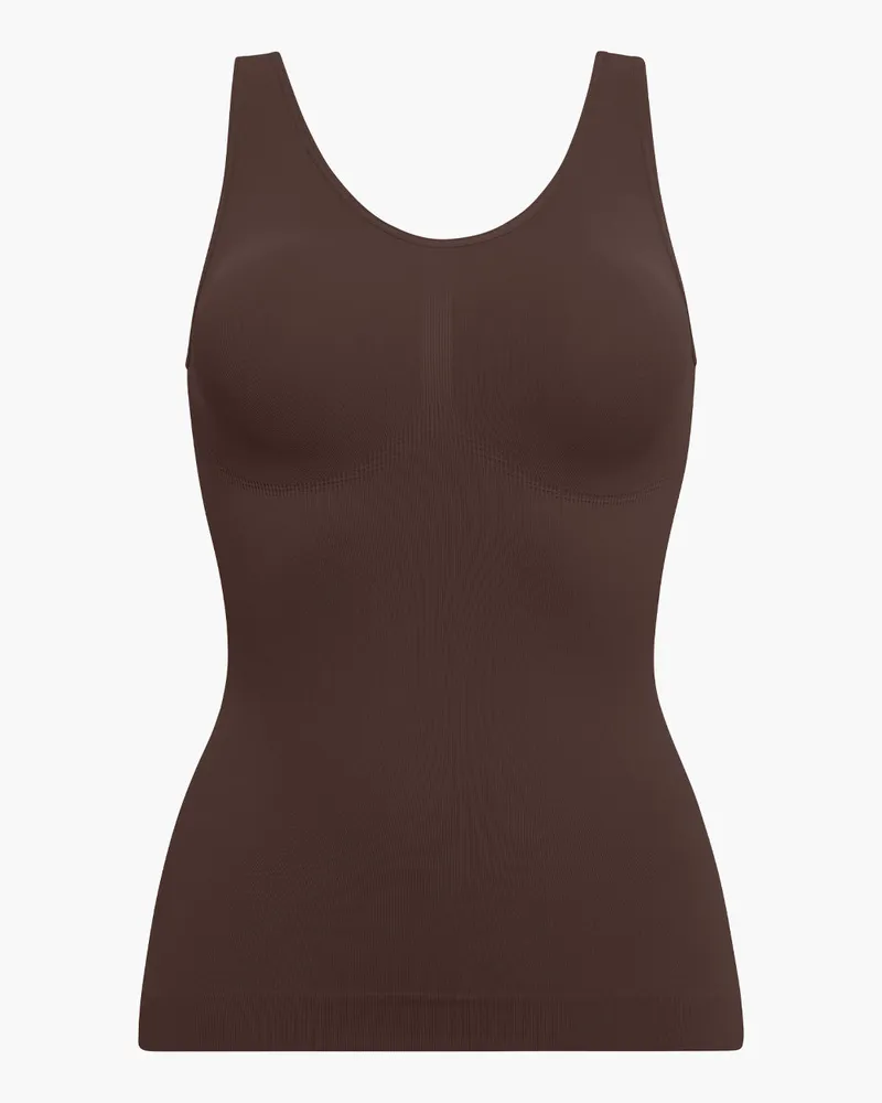 creamy fabrics Shaping Unterhemd - Braun / XS 