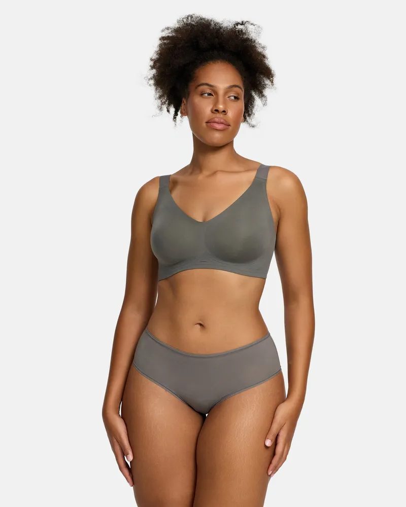 creamy fabrics Comfort Minimizer BH - Graphit / 2XL 
