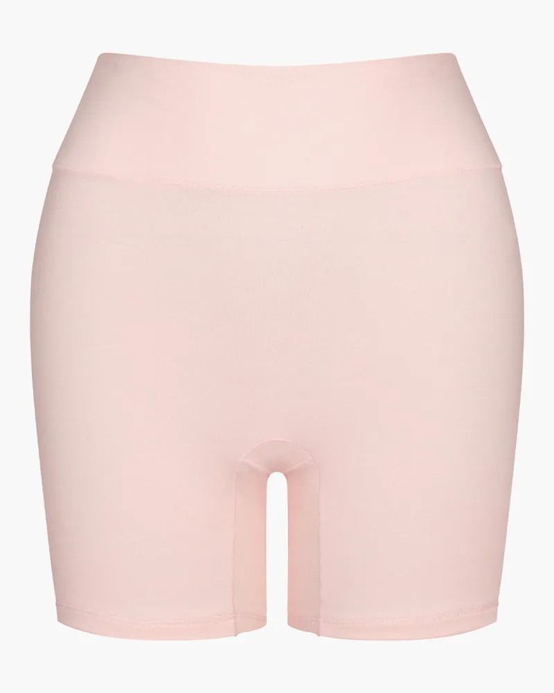 creamy fabrics Cotton High-Waist Shorts - Crystal Pink / 2XL 