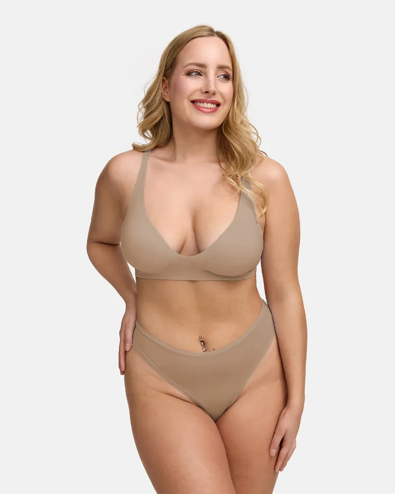 creamy fabrics Tanga | 3er Pack - Desert / XL 