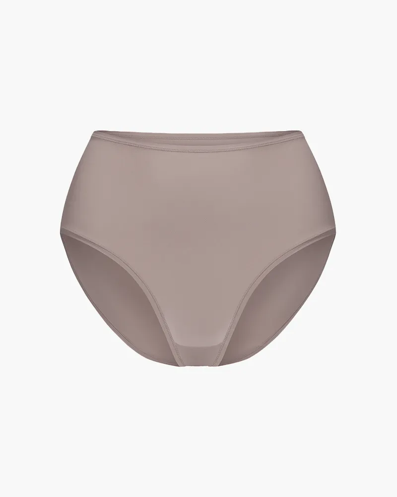 creamy fabrics High-Waist Slip | 3er Pack - Dark Taupe / M 
