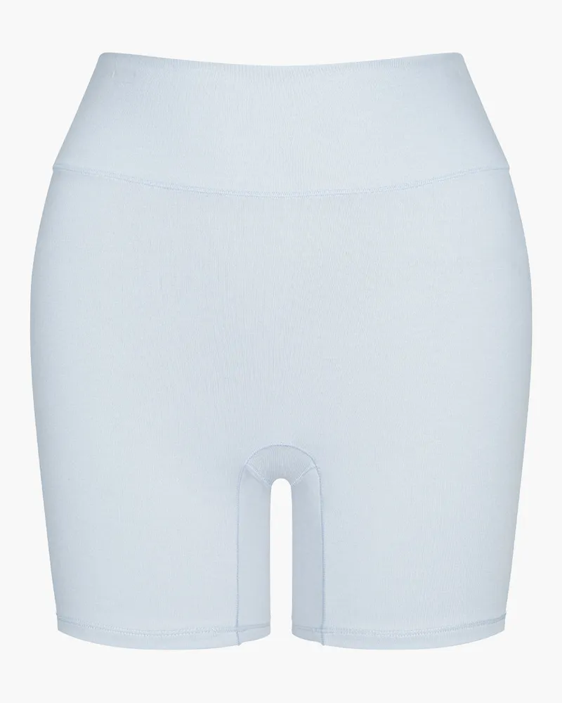 creamy fabrics Cotton High-Waist Shorts - Artic Ice / L 
