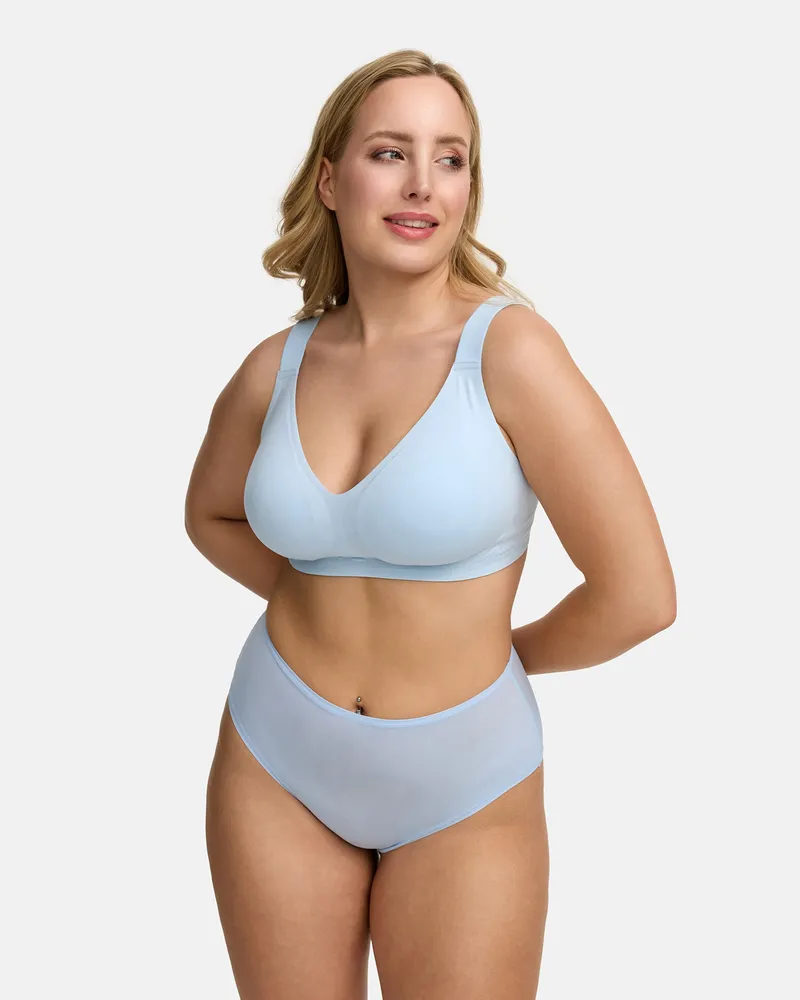 creamy fabrics Comfort Minimizer BH - Baby Blue / 2XL 
