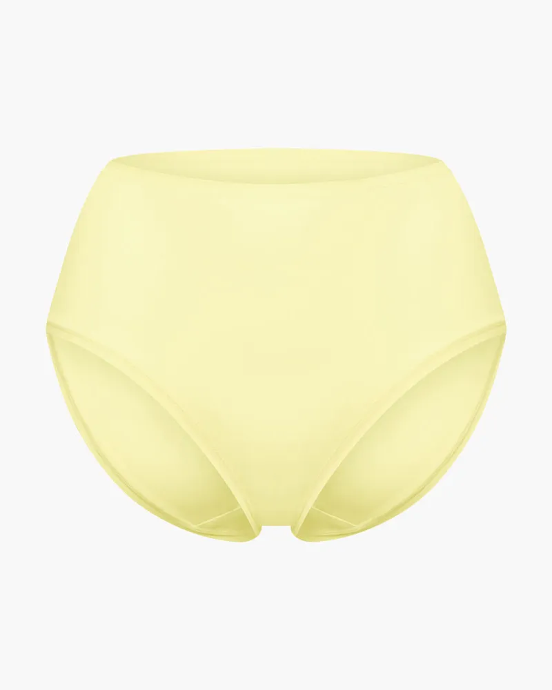 creamy fabrics High-Waist Slip | 3er Pack - Baby Yellow / S 