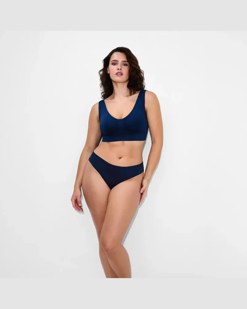 creamy fabrics Tanga | 3er Pack - Navy Blue / S 
