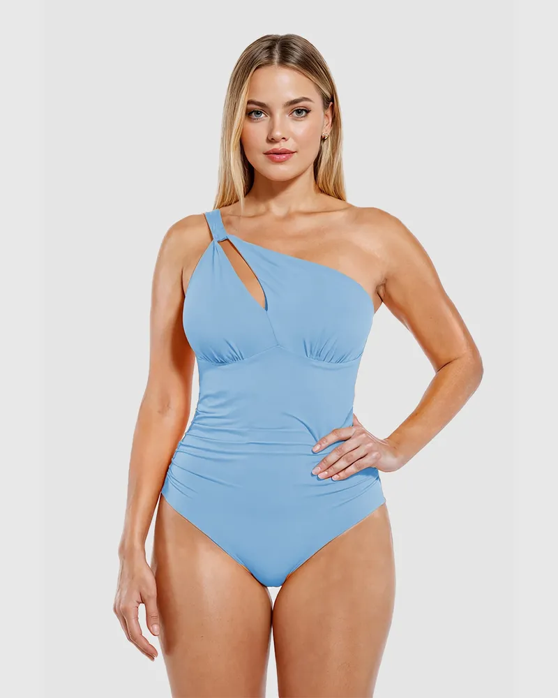 creamy fabrics Cut out Shaping - Badeanzug - Sky Blue / 2XL 