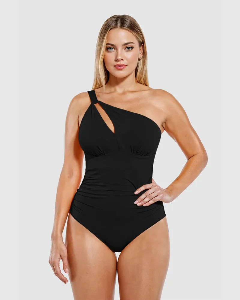 creamy fabrics Cut out Shaping - Badeanzug - Schwarz / 2XL 