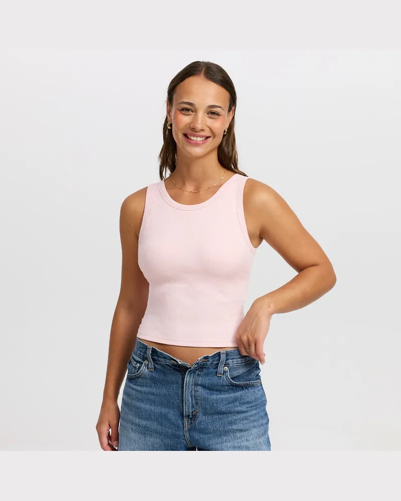 creamy fabrics Tank Bratop - Secret Sale - Lotus Rose / XS 