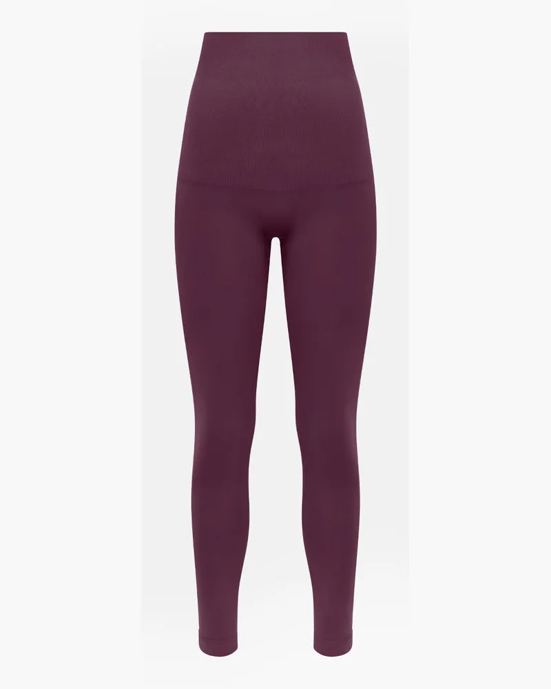 creamy fabrics Seamless Shaping Leggings - Burgundy / 3XL 