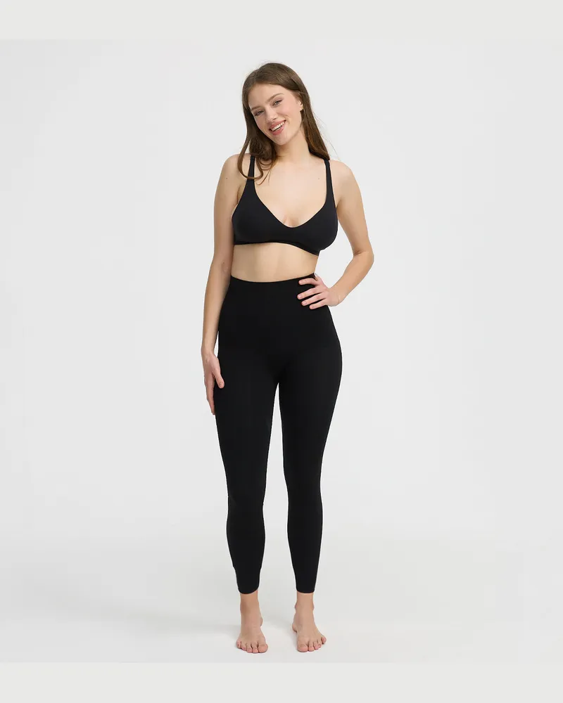 creamy fabrics Seamless Shaping Leggings - Schwarz / L 