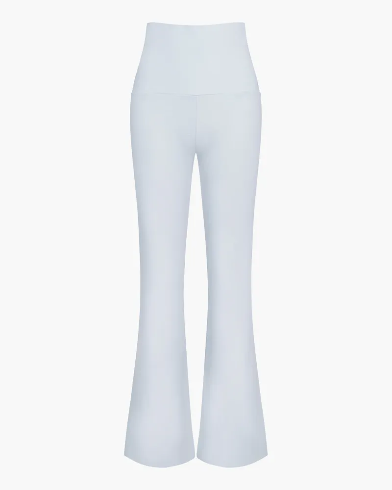 creamy fabrics Cotton Flared Bootcut Leggings - Artic Ice / 3XL 