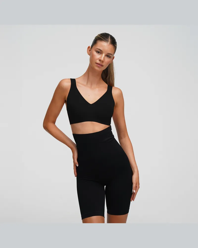 creamy fabrics High Waisted Shaping Shorts - Schwarz / M 