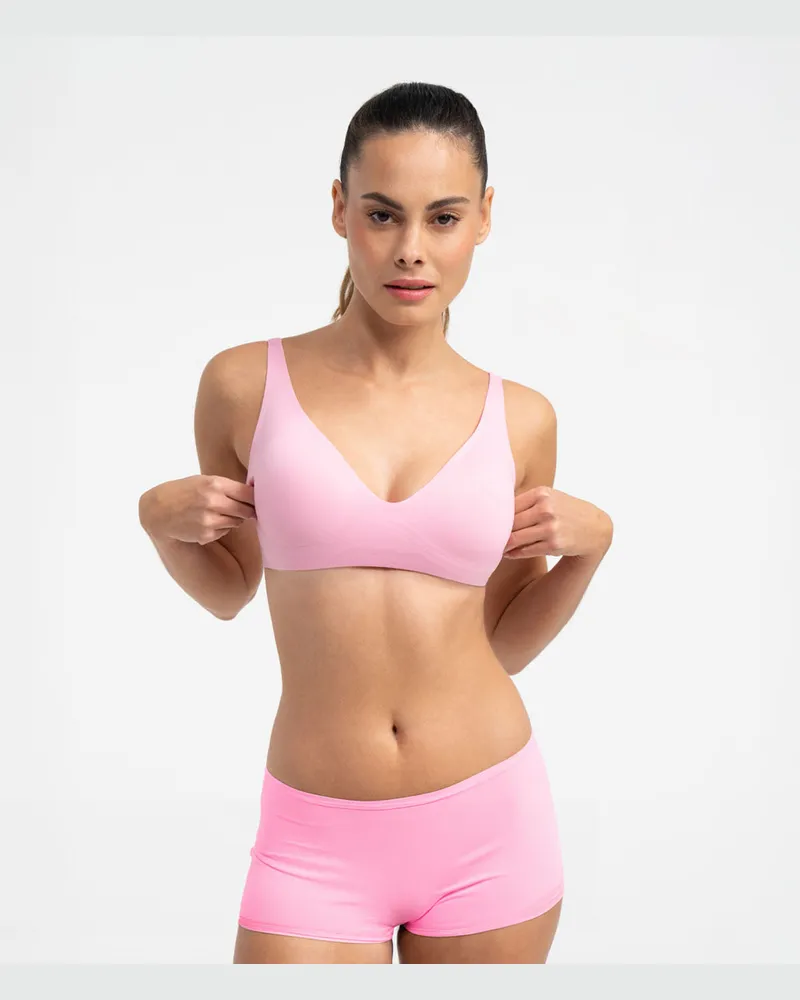 creamy fabrics Comfort Push-Up BH - Candy Pink / 2XL 