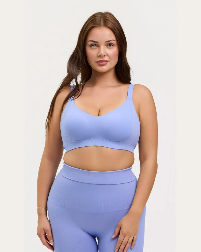 creamy fabrics Seamless Compact Push-Up BH - Soft Violet / XS 
