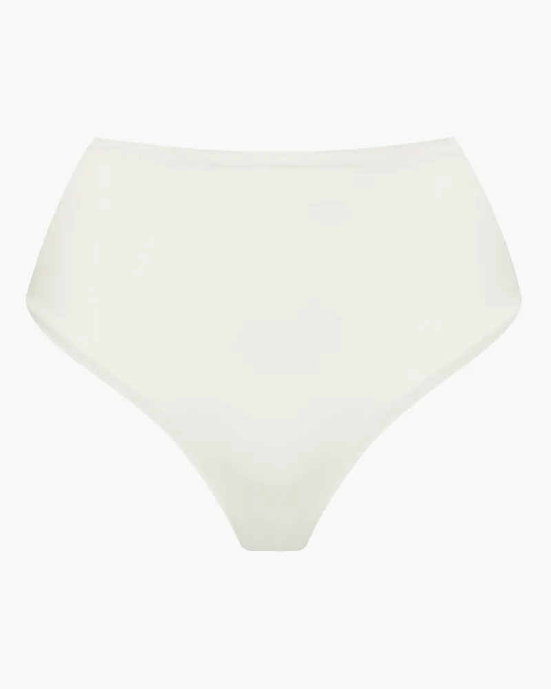 creamy fabrics High-Waist Tanga | 3er Pack - Off-White / XL 