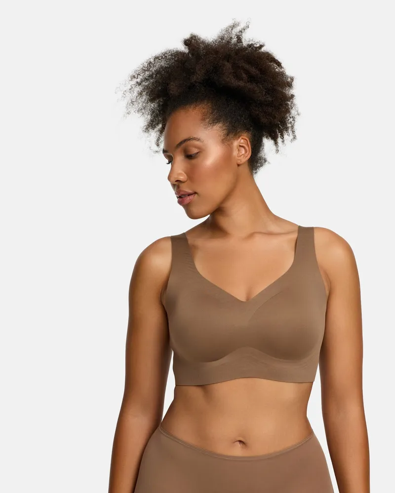 creamy fabrics Comfort Minimizer Back Support BH - Caramel / 2XL 