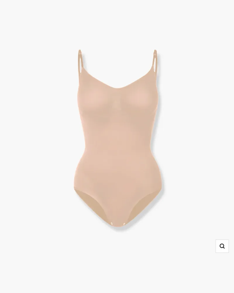 creamy fabrics Bodysuit Sculpting Shapewear - Beige / L 