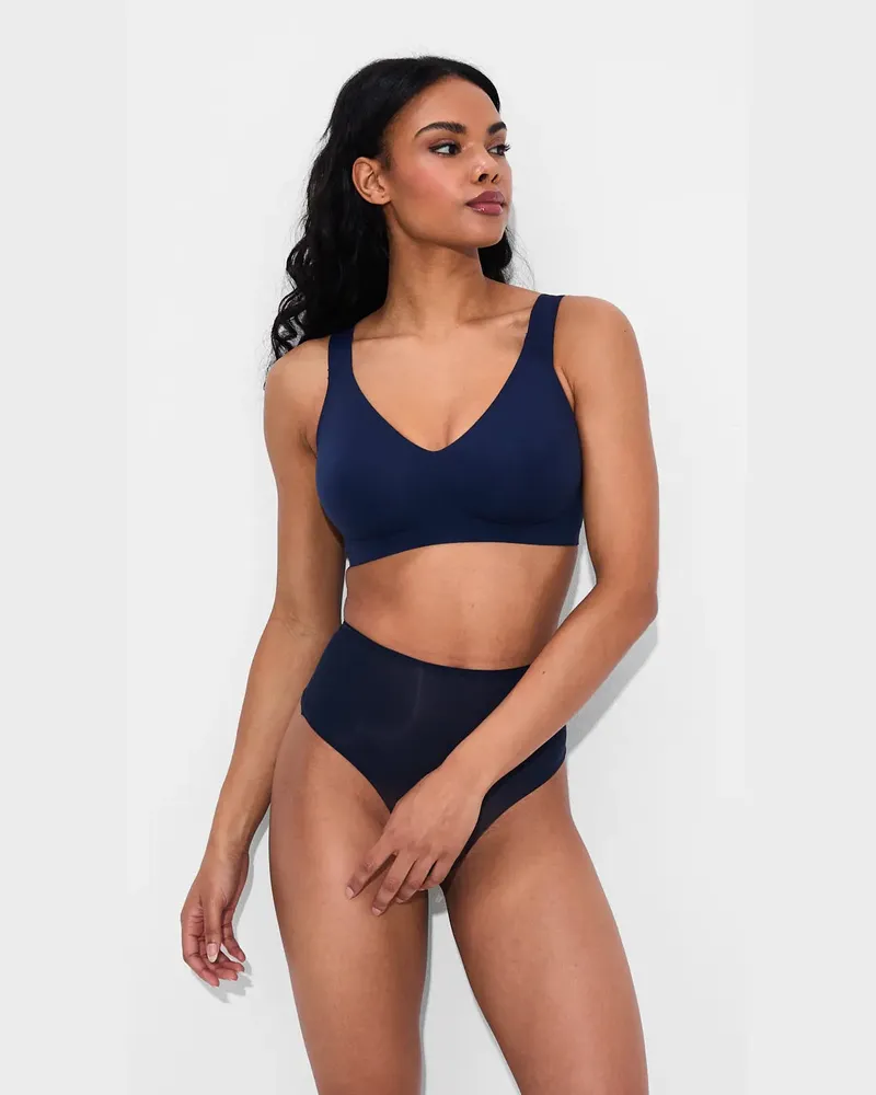 creamy fabrics Comfort Minimizer BH - Navy Blue / XL 