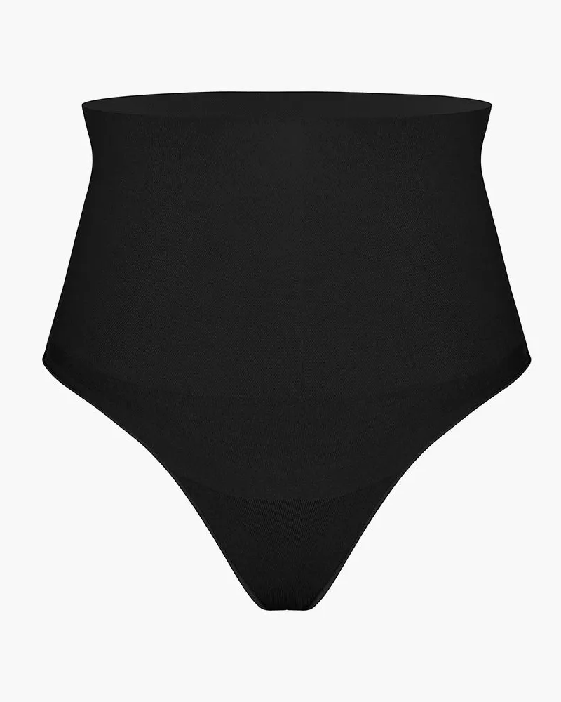 creamy fabrics Shaping-String mit hoher Taille - Black / XS/S 